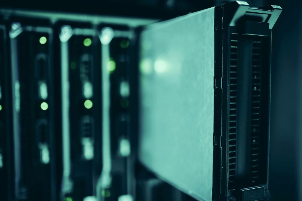 pexels-photo-37730212-37730212 Close-up of server racks in a data center highlighting modern technology infrastructure.